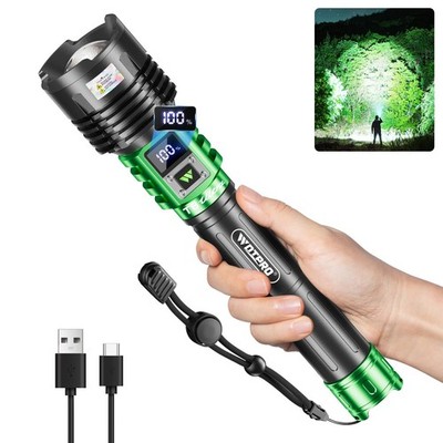 Rechargeable Led Flashlights High Lumens, Super Bright 90000lm Rechargeable