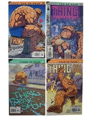 4-Issue The Thing Freakshow (2002) Marvel Comic Complete Set VF+/NM *LOOK*