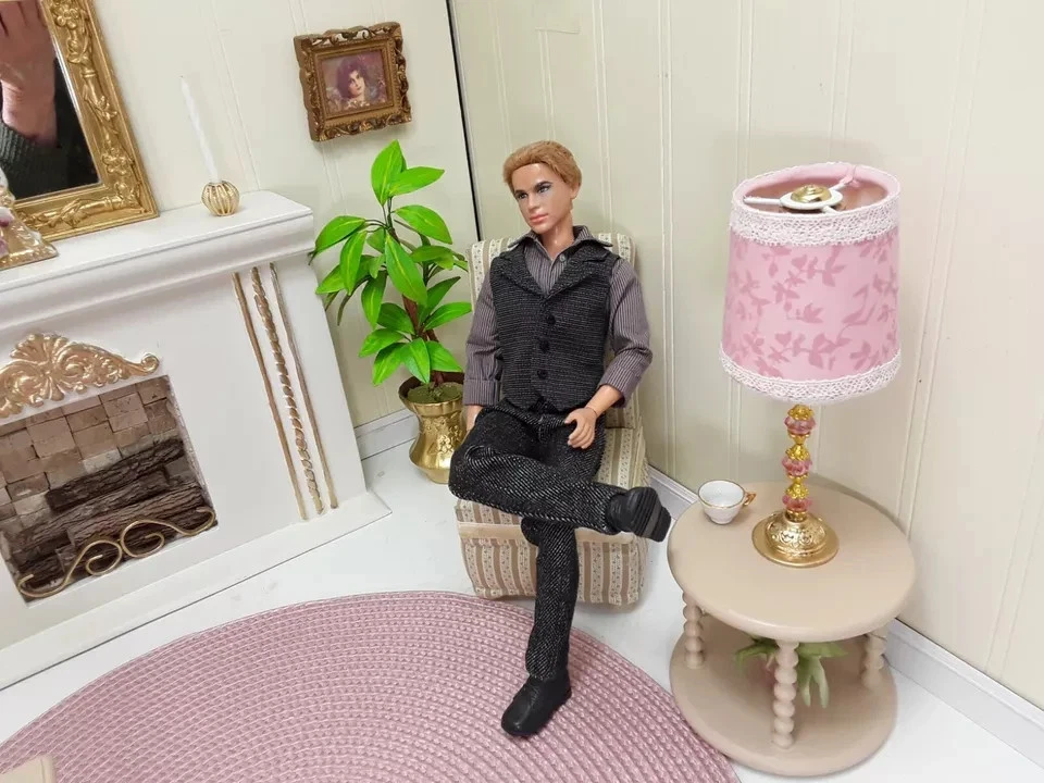 ÚNICO EN SU CLASE 1:6 Muñeca de Moda Sala para Barbie de 11-12", Juguetes de Integridad, Realeza de Moda Foto 3 de 4