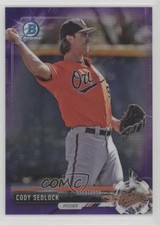 2017 Bowman Draft Chrome Purple Refractor 246/250 Cody Sedlock #BDC-170 0l2