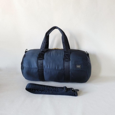 #ad PORTER TANKER 2way Duffle Bag Boston Iron Blue Yoshida 43cm Rare $339.99