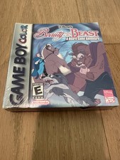 Nintendo Gameboy Color Disney Beauty & Beast Board Game Adventure GBC New/Sealed