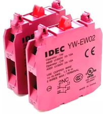 1pcs IDEC Pushbutton Accessories Double Contacts YW-EW02
