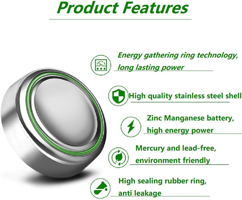 10Pcs 1.5V AG10 Alkaline Battery 189 389 AG10 LR1130 LR54 V10GA Battery Alkaline - Picture 5 of 12