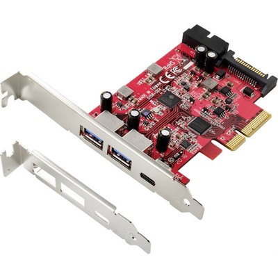 Renkforce 1+4 Port USB 3.2 Gen 2 Controllerkarte USB-A (USB 3.2 Gen 2) PCIe x4