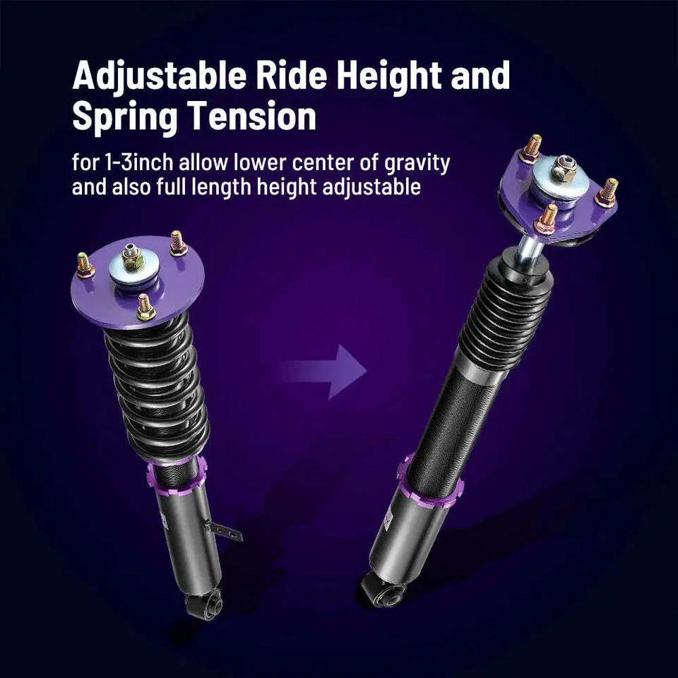 Coilovers Suspension Kit For 2014-2016 Lexus IS200t IS250 IS350 Adj Height Shock - Image 4 of 4