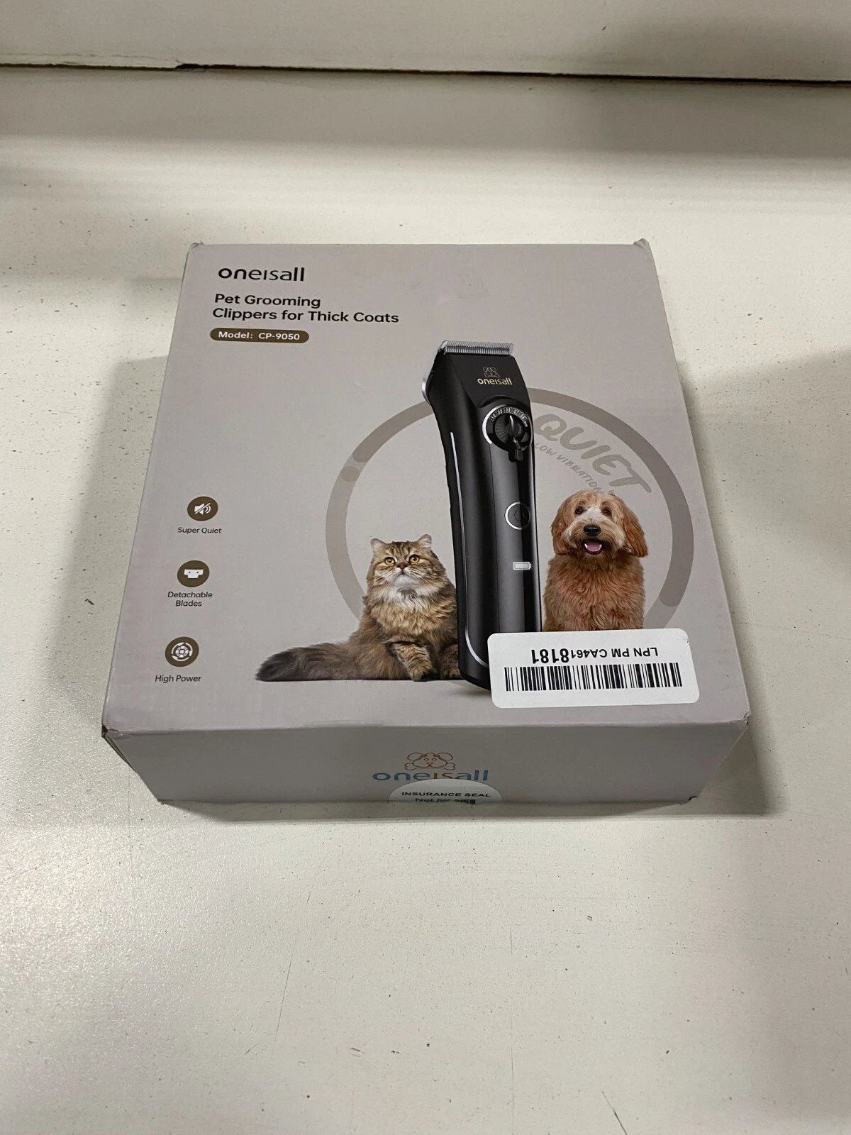 Oneisall Pet Grooming Clippers For Thick Coats CP-9050
