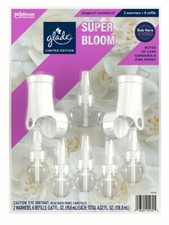 Glade PlugIns Scented Oil 2 Warmer plus 6 Refills, Super Bloom