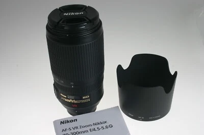 Nikon AF-S Nikkor 4,5-5,6/70-300mm G VR #2057741 Top Zustand - Bild 1 von 4
