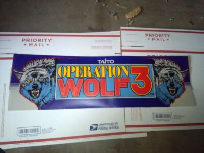 operation wolf 3 arcade marquee #3