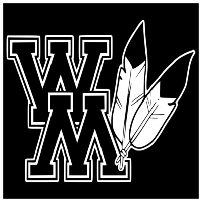 WILLIAM & MARY TRIBE 6.5'' CUSTOM VINYL DECAL GREAT FOR 8'' GLASS BLOCK DIY CRAFTS