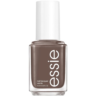 essie Salon-Quality Nail Polish, 8-Free Vegan, Winter 2022, Warm Gray, Sleigh It