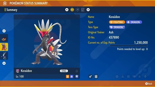 Shiny Koraidon 6IV | LVL 1 | Nat Dex | Pokemon Karmesin / Purpur - Foto 6