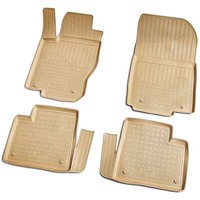 3D Gummi Fussmatten Passend FüR Mercedes GLE Coupe | C292 | 2015-2019 | Beige