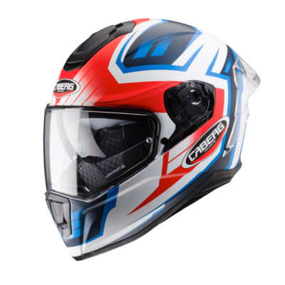 INTEGRALHELM CABERG DRIFT EVO GAMMA WEISS MATT/NEONROT/BLAU