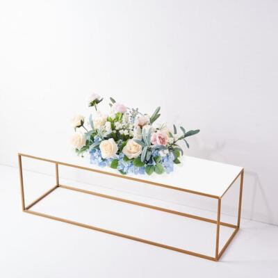 2 WHITE 40'' PLEXIGLASS SHEETS Rectangular Acrylic Sign Boards Wedding Crafts