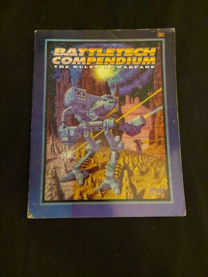 BATTLETECH COMPENDIUM THE RULE OF WARFARE ROLE PLAYING GAME RPG BOOK GUIDE LVL 2