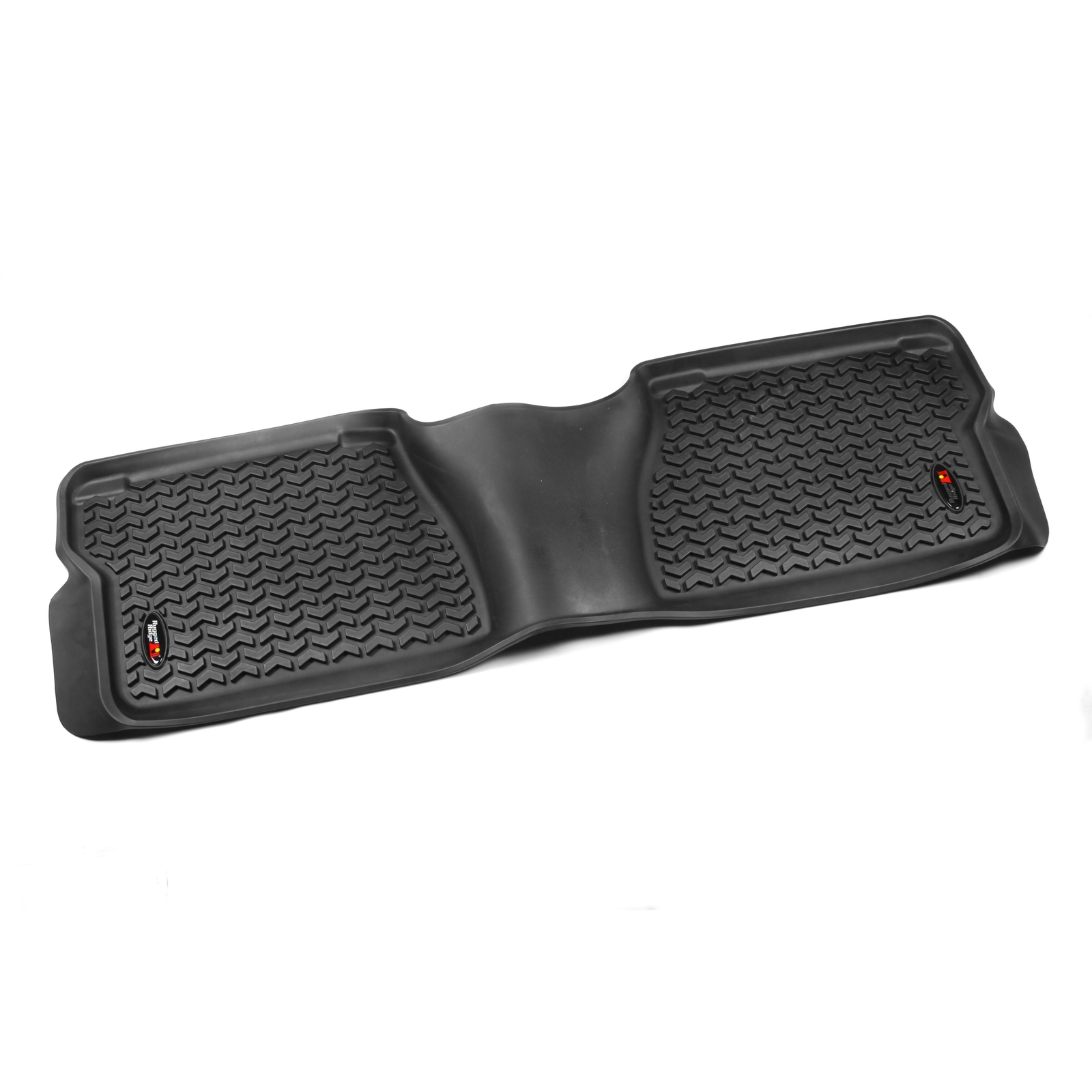 Tapis de sol arrière premium en élastomère noir pour Toyota Tundra
