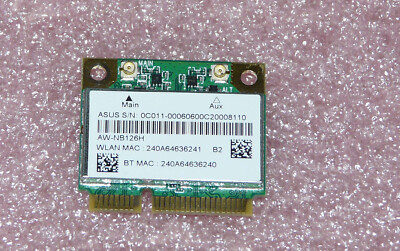 Azurewave AW-NB126H Wireless WLAN WiFi 802.11BGN Mini PCI-E + BT ASUS S551L