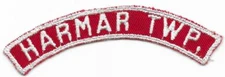 Harmar TWP Red and White RWS Community Strip Vintage Boy Scouts BSA