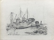 Karl Freede 1908-2000 Leer Schiffswerft Jansen Fischtrawler Ostfriesland 1951