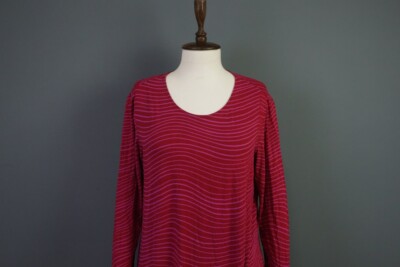 marimekko red dress Vintage 70s Marimekko Shirt Dress Pockets Belted Red Cotton Dress 3/4th Sleeve Button Down Scandinavian Finnish Design Size EU 40 M Medium