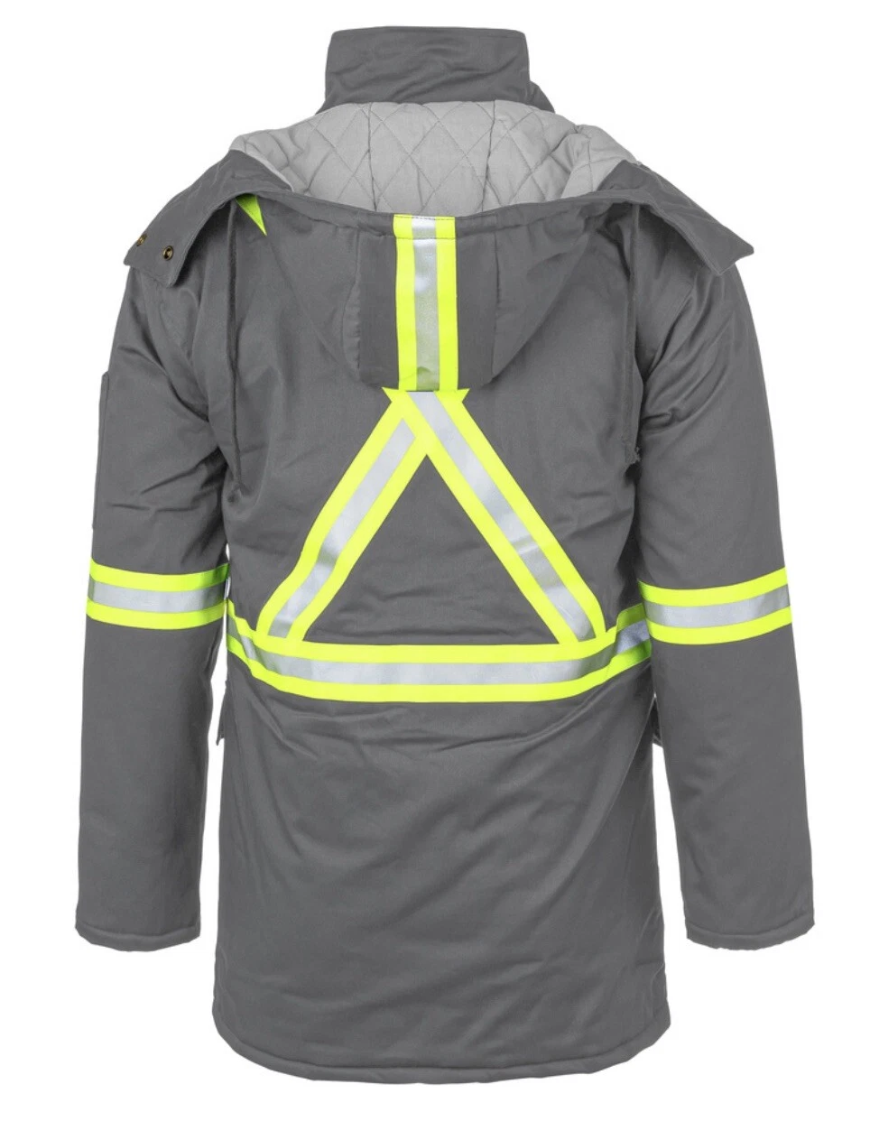 Proactive FR Flame Resistant Hi Vis Insulated Parka Jacket (MEDIUM) SHIPS TODAY - product detail image 5