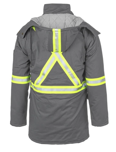 Proactive FR Flame Resistant Hi Vis Insulated Parka Jacket (MEDIUM) SHIPS TODAY image 5