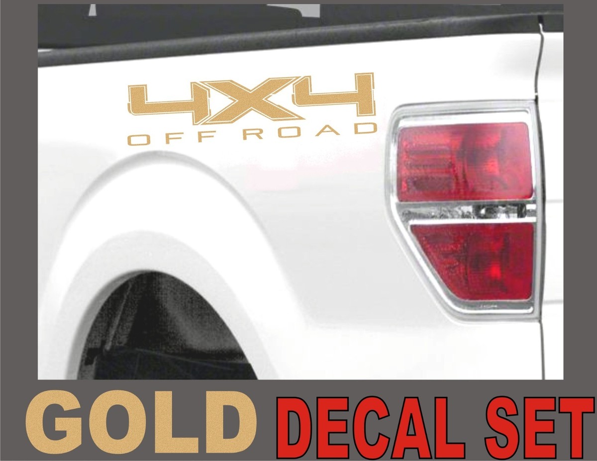 4X4 OFF ROAD MTN BEDSIDE VINYL DECAL FORD TRUCK 2008-2017 F250 F350 SU - Foto 4