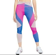 Nike Women's Sculpt Icon Clash Seamless 7/8 Tights Size Small CJ4135-601 100