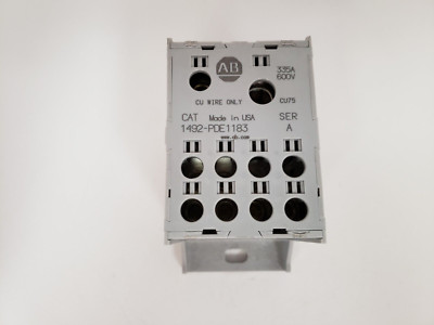 ALLEN BRADLEY 1492-PDE1183 POER DISTRIBUTION BLOCK 335A 600V SER A