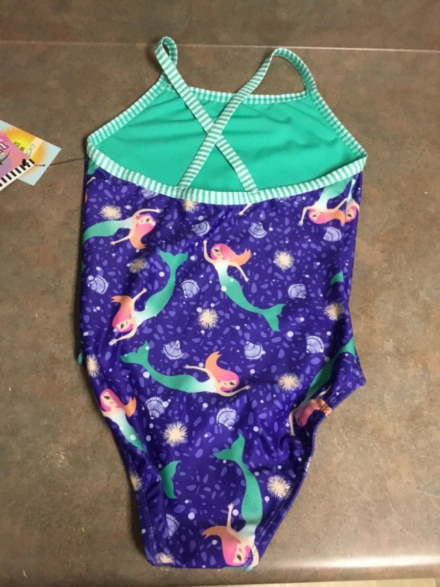 Maillot De Bain Fille Dolfin Uglies Avec Protection UV - Taille 14, Motif Sirène, Multicolore