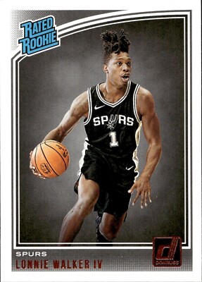 Lonnie Walker IV - Rated Rookie - 2018-19 Donruss #174