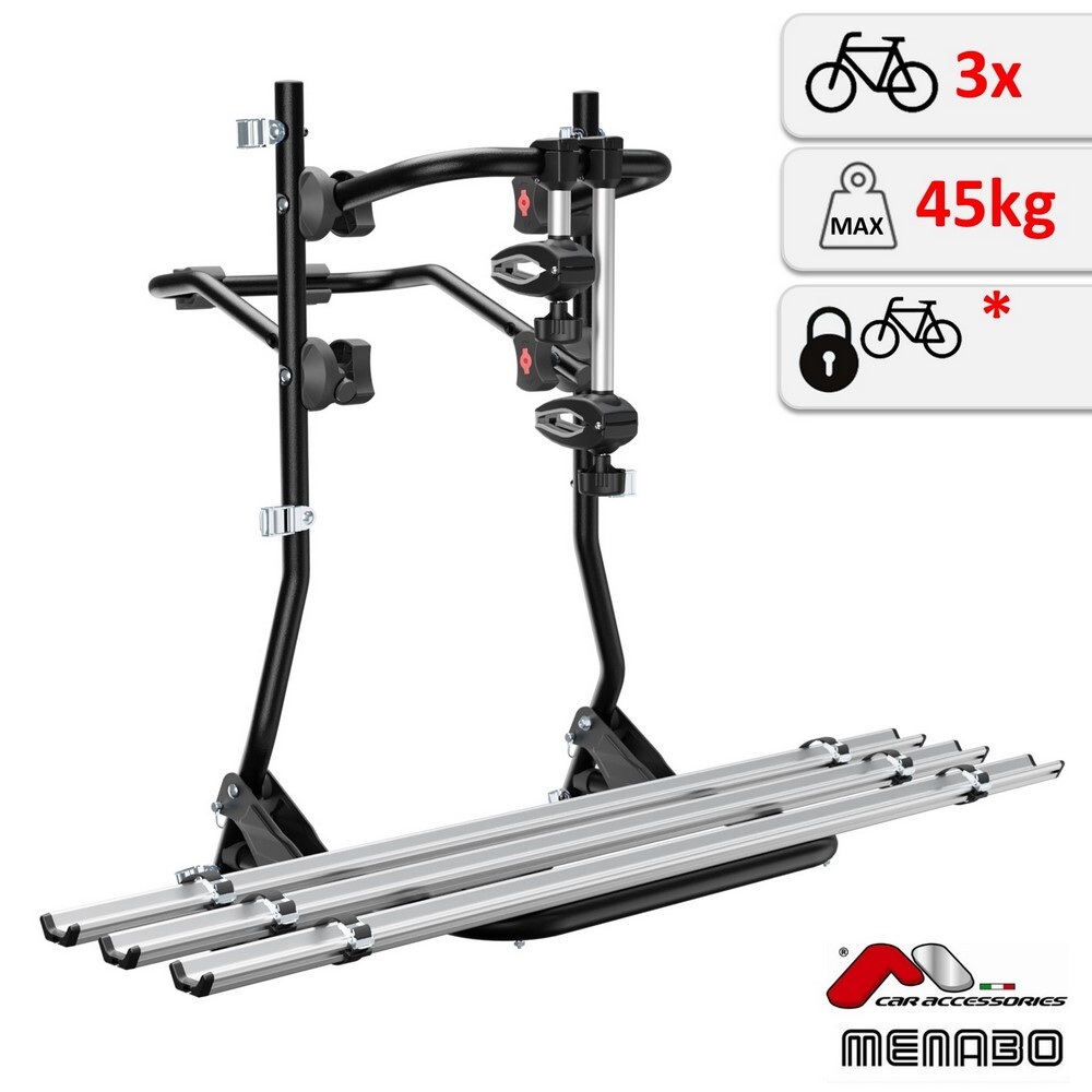 Fahrradträger für Heckklappe für Cerato Schrägheck Stufenheck 03-08 3 Fahrräder