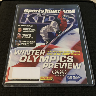 SHAUN WHITE ROOKIE SI FOR KIDS 2002 COVER UNCUT NM+ CARDS ICHIRO ROOKIE FAVRE