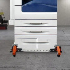 Heavy Duty Mobile Base 35*35in Adjustable Mobile Base 650 LBS 4 Universal Wheels
