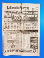 GAZZETTA DELLO SPORT 25. November 1984 VERONELLI-TORINO-VERONA-PAOLA MAGONI