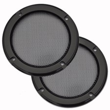2pcs 4" inch Audio Speaker Cover Decorative Circle Metal Mesh Grille Protection