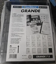 Pack of 5 Stamp Stock Pages #7S Leuchtturm No. 314 011 Lighthouse