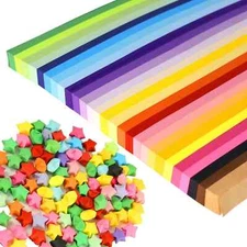 1512 Sheets Origami Star Paper Strips 27 Assortment Color Star Papers Lucky Wish