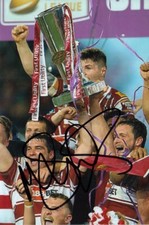 Matty Smith Hand Signed Wigan Warriors 6x4 Photo Rugby League Autograph 5