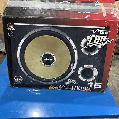 Vibe Car 15 Evolution All In One Subwoofer And Tweeters In Box