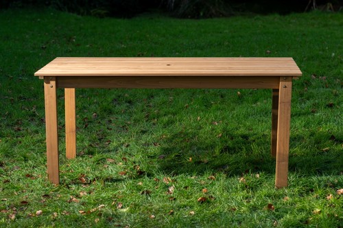 Handmade Wooden Outdoor 6 Seater Table - Picture 4 of 5
