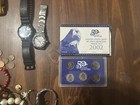Junk Lot U.S. Proof Set, Wheat Pennies, NFL Football Cards 1991, Vtg Toy Cars — photo 6