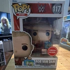 Funko Pop! Vinyl Rob Van Dam #117 WWE GameStop Exclusive Figure Missing Pin