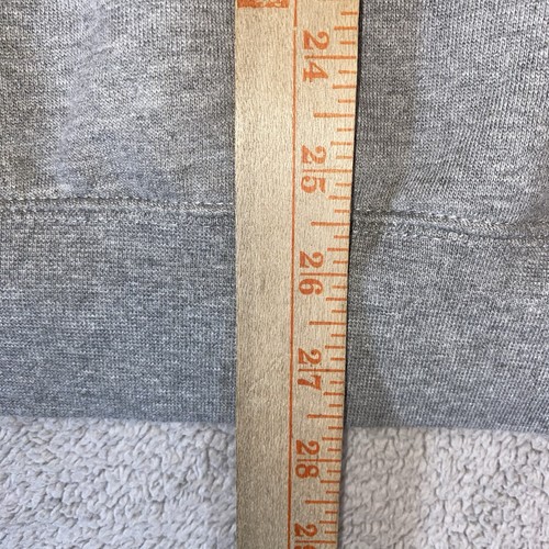 Ohio State Buckeyes Hoodie Mens S Gray Red Pullover Sweatshirt Colosseum NCAA - Picture 8 of 11