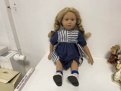 Sigikid Künstlerpuppe Vinyl Puppe 53 cm. Top Zustand    