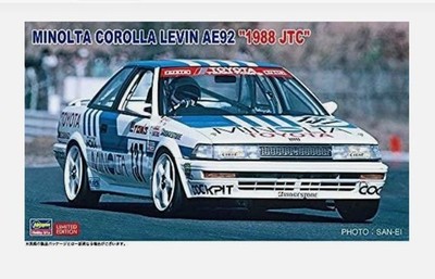 Hasegawa 1:24 - 20515 Minolta Corolla Levin AE92 1988 JTC Car Kit