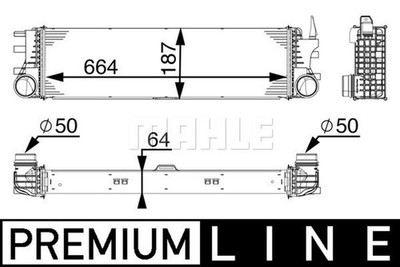 Mahle Premium Line Charge air cooler OEM Quality [CI180000P] US