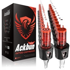 -50 Pack Assorted Tattoo Cartridge Needles 50Pcs- 12RL RS RM M1 Mixed